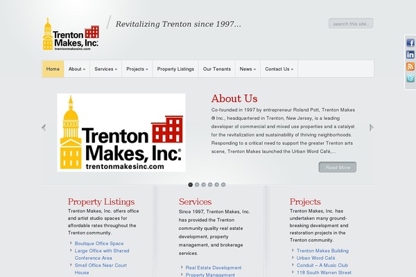 Minimal theme site design template sample