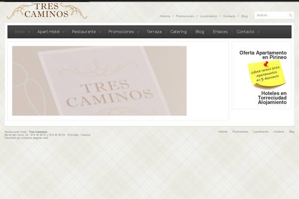 The Flavour theme site design template sample