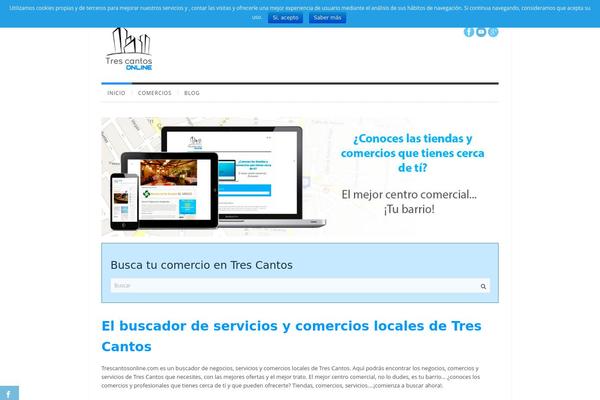 Evermore theme site design template sample