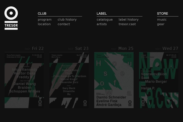 tresorberlin.com site used Tresor