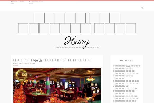 Avant theme site design template sample