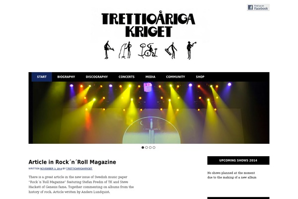 Site using WordPress Content Slide plugin