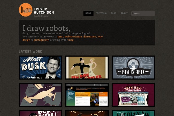 Workaholic theme site design template sample