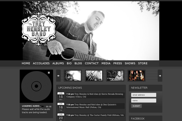 Soundcheck theme site design template sample