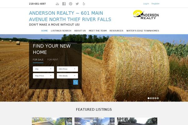 Site using Real Estate Website Builder plugin