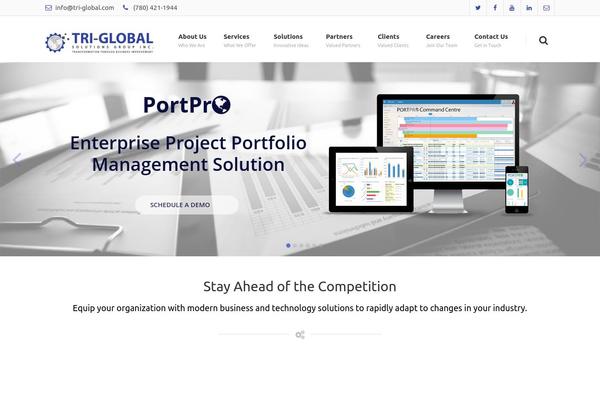 Smartco theme site design template sample