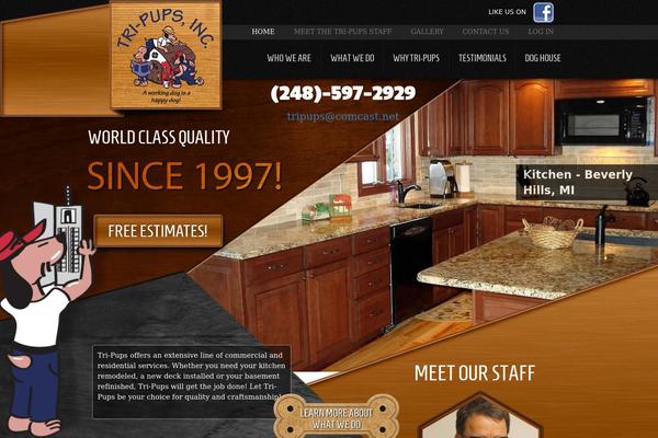 Site using WordPress Thumbnail Slider plugin