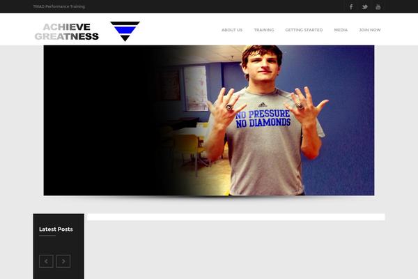 Fitness theme site design template sample