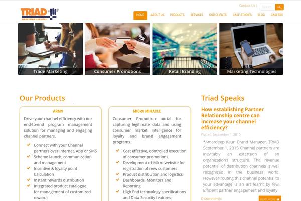 triadmarketingservices.com site used Innovation Lite