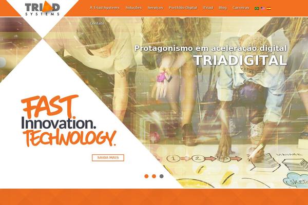 Triad theme site design template sample