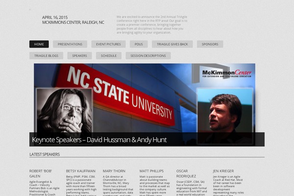 triagile.org site used Wpconference