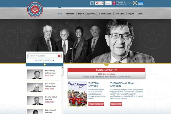 triallawyerhalloffame.org site used Hof