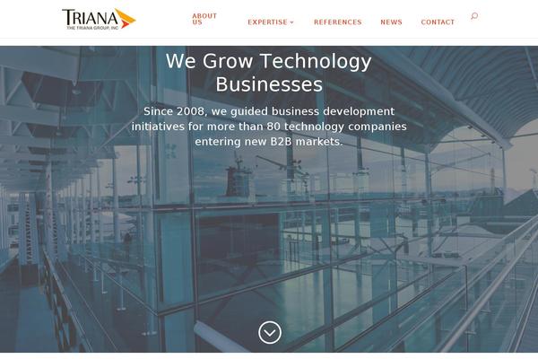 Divi theme site design template sample