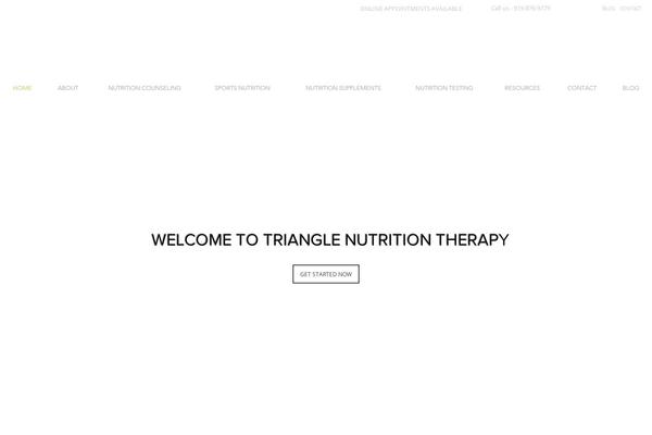 trianglediet.com site used String