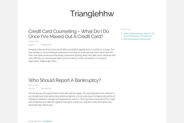 Biancaa theme site design template sample