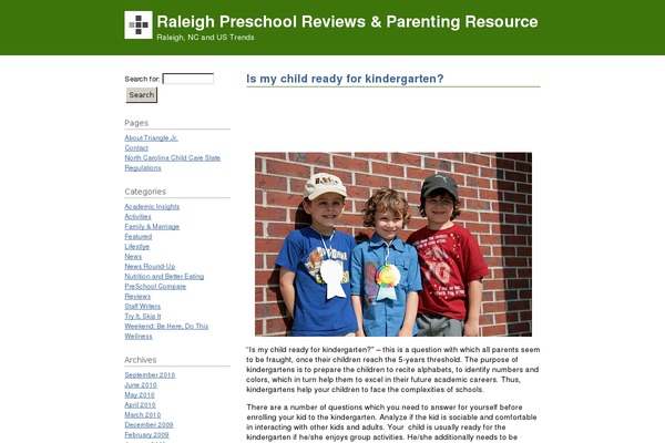 trianglejr.com site used Notesil