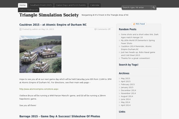 zBench theme site design template sample
