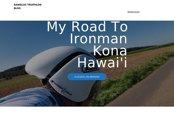 triathlon-blog.com site used Sports-blogger