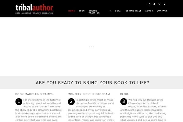 Allure theme site design template sample