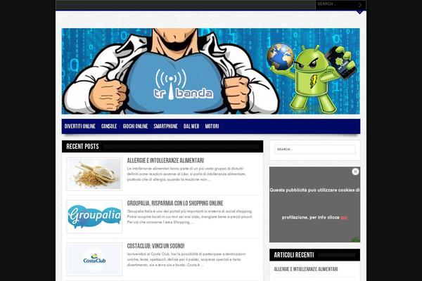 Gameleon theme site design template sample