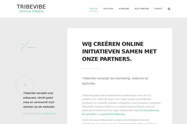 The-core-child theme site design template sample