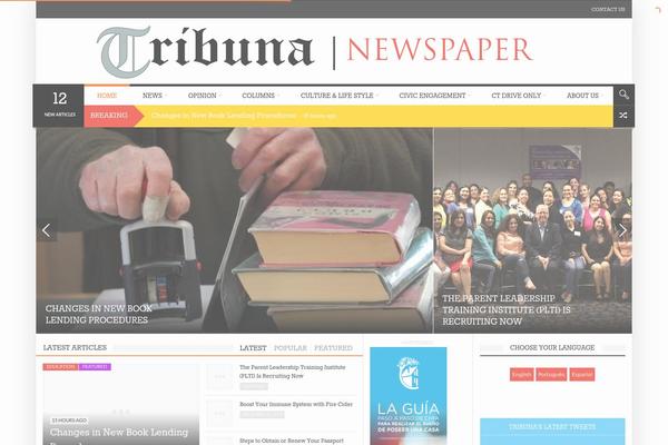 NewsCore theme site design template sample