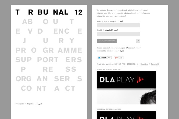 tribunal12.org site used Tribunal