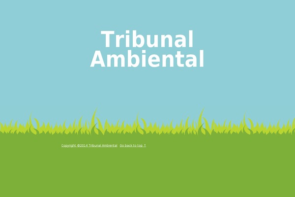tribunalambiental.org site used Holder