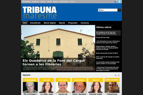 Magazinum theme site design template sample