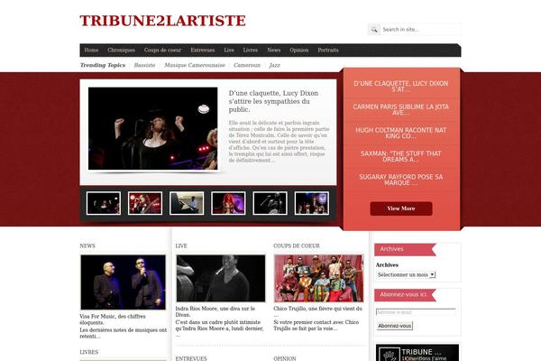 Arts and Culture theme site design template sample