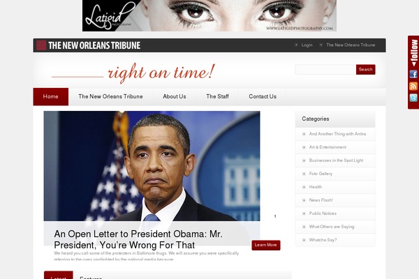 tribunetalk.com site used Theme1185