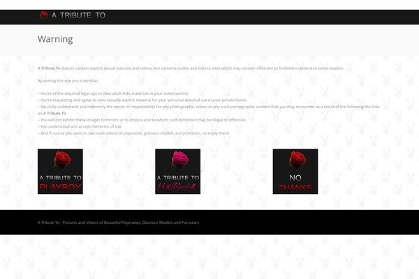 tribute-to.com site used Theme-ttb