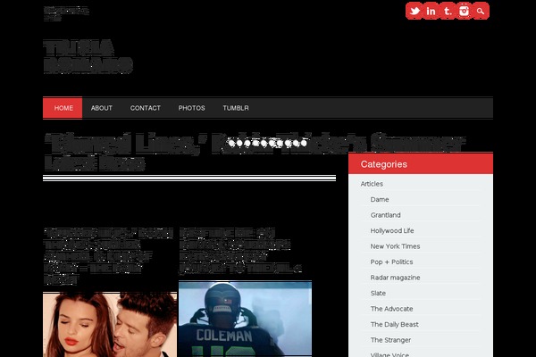 The Newswire theme site design template sample