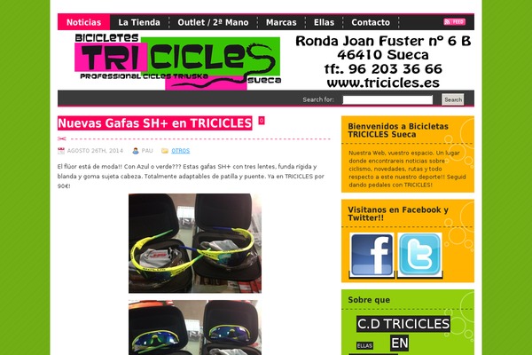 tricicles.es site used Fancy