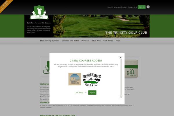 tricitygolfclub.ca site used Grayrock