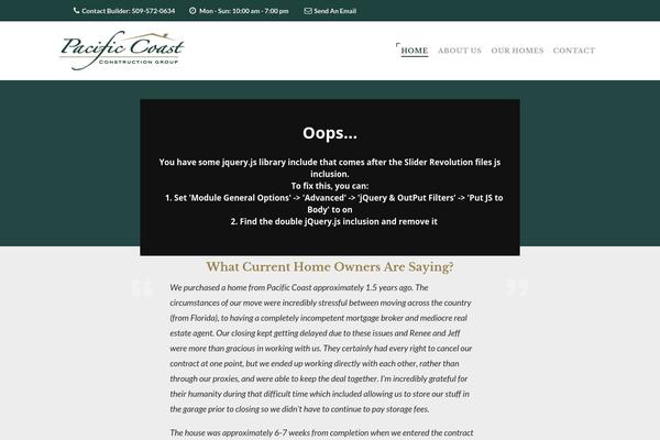 Structure theme site design template sample