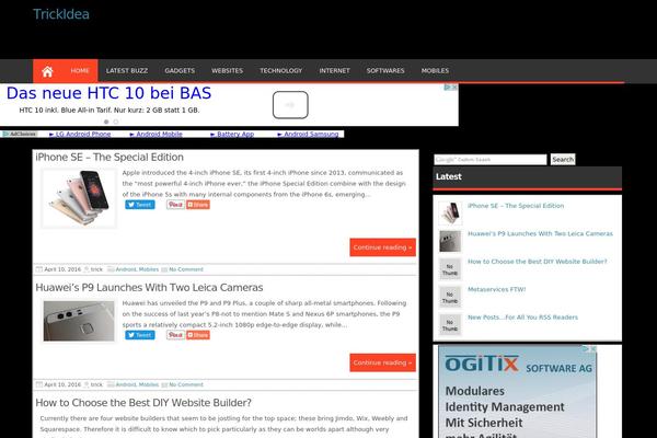 trickidea.com site used Urban Lite