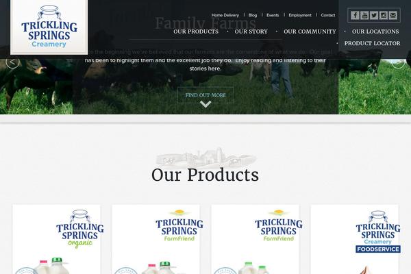 tricklingspringscreamery.com site used Trickling