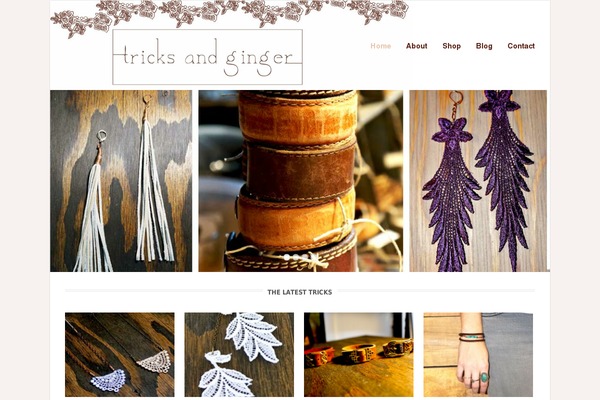 Gather theme site design template sample