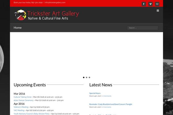 trickstergallery.com site used Howl