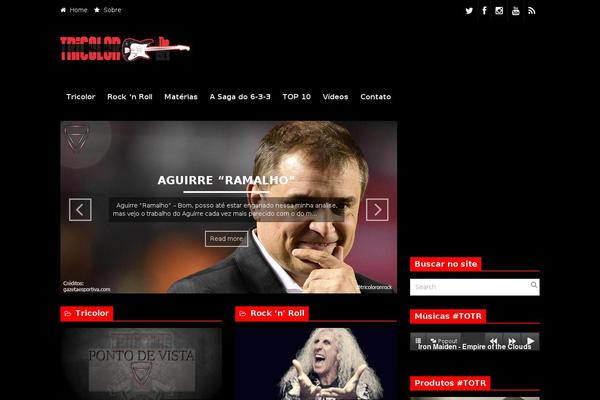 Discover theme site design template sample