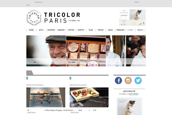 The Voux theme site design template sample