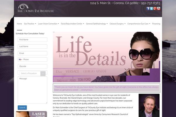 tricountyeyeinstitute.com site used Medicum