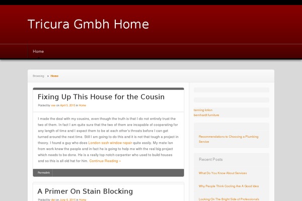 Nuntius theme site design template sample