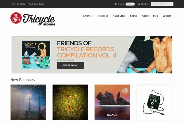 Site using GigPress plugin