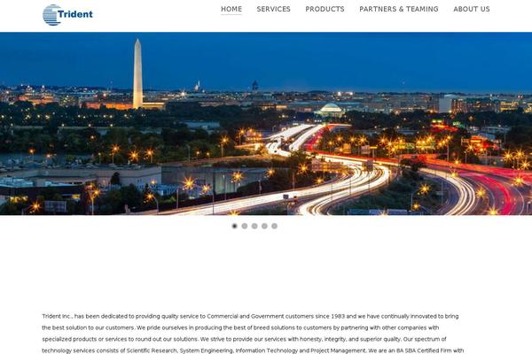 Cherry Framework theme site design template sample