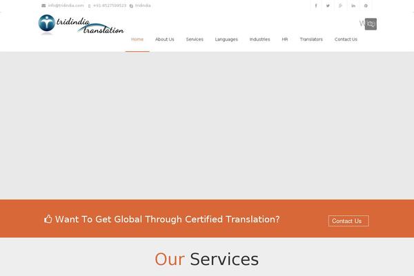 Orane theme site design template sample