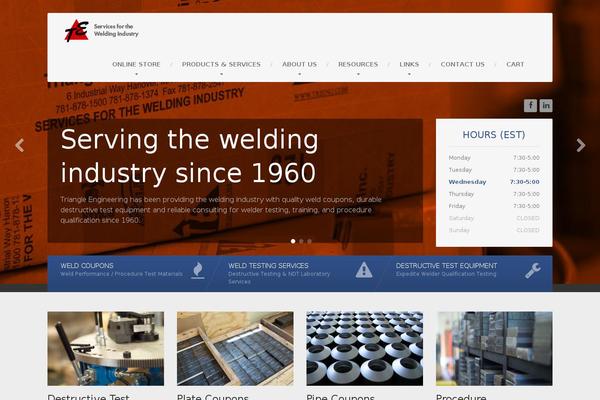 Site using TablePress plugin