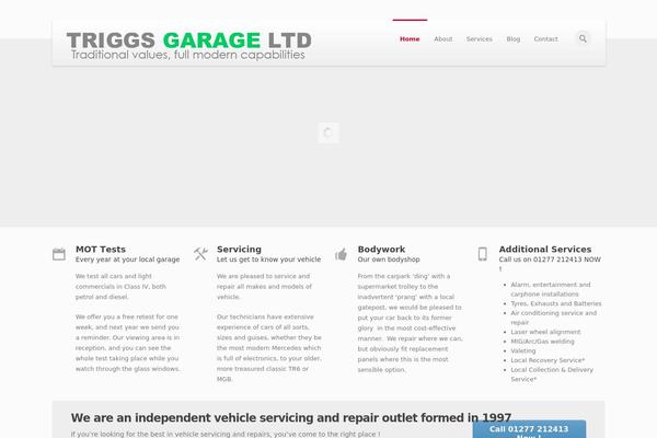 Stark theme site design template sample