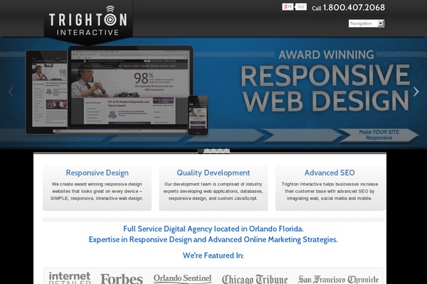 trighton theme websites examples